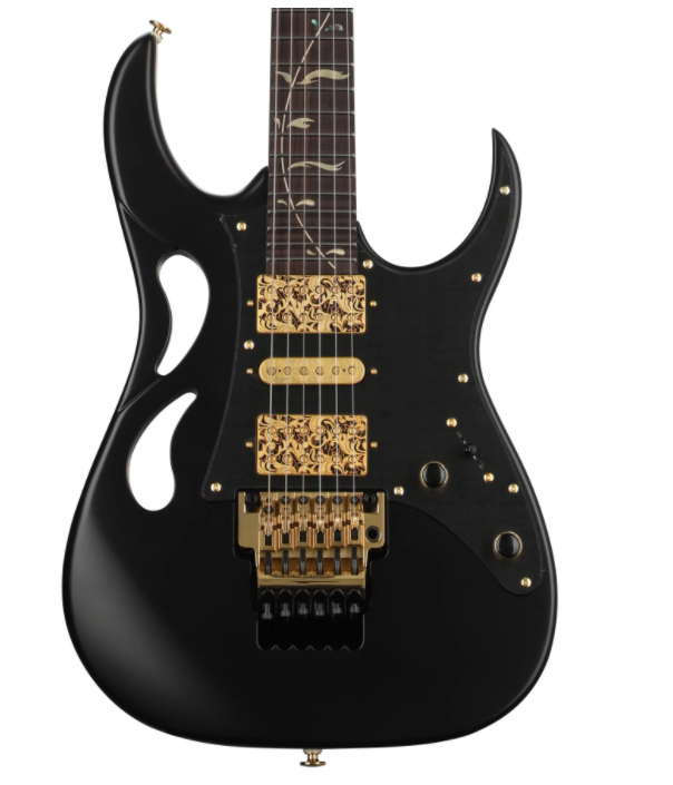 Ibanez Steve Vai Signature PIA3761 Electric Guitar - Onyx Black