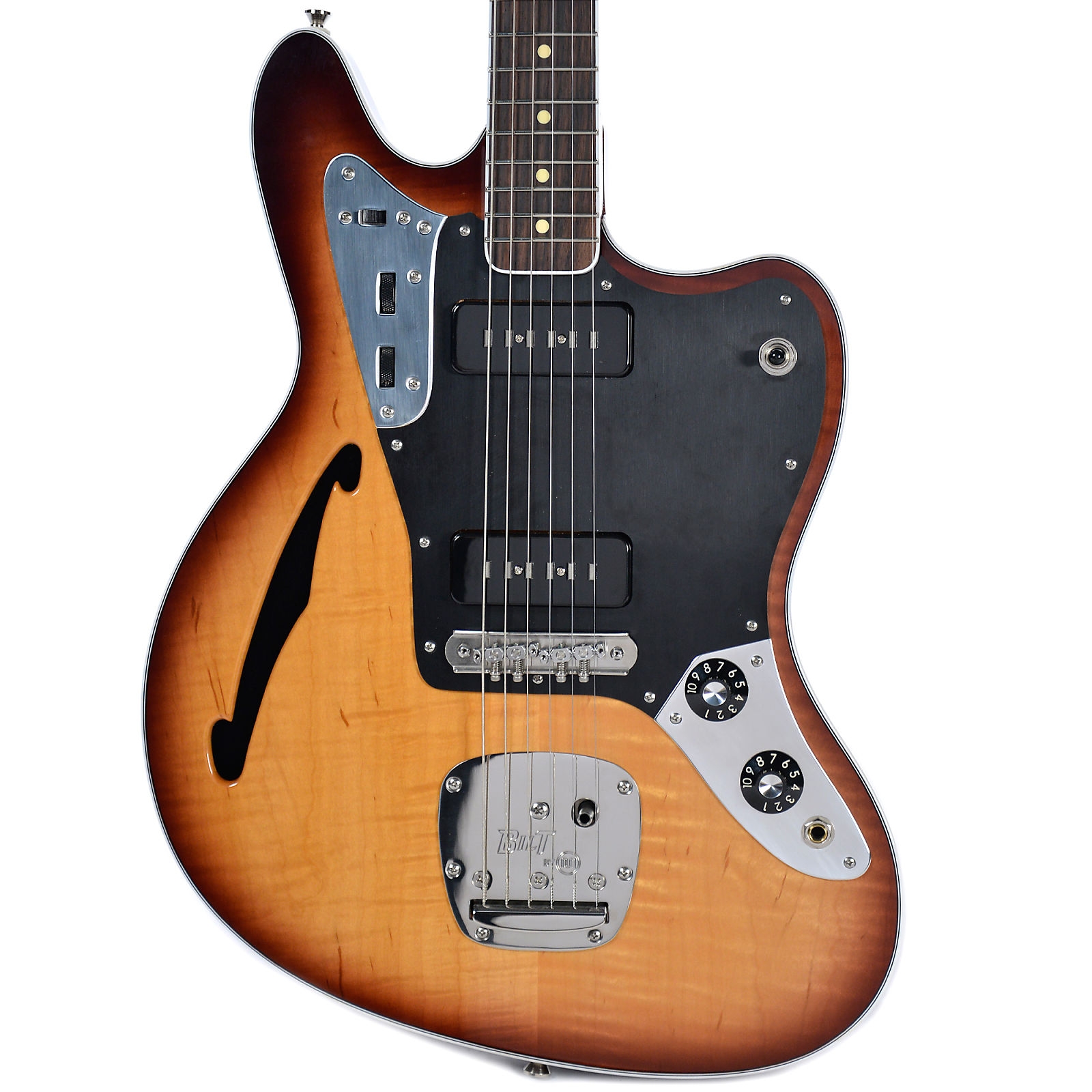 BilT Zaftig Bound Maple Top Ice Tea Burst w/Bakelite Pickguard