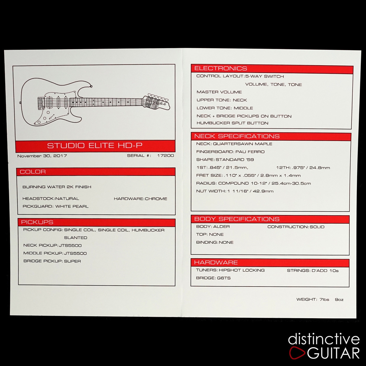 James Tyler Studio Elite HD-P Burning Water 2K
