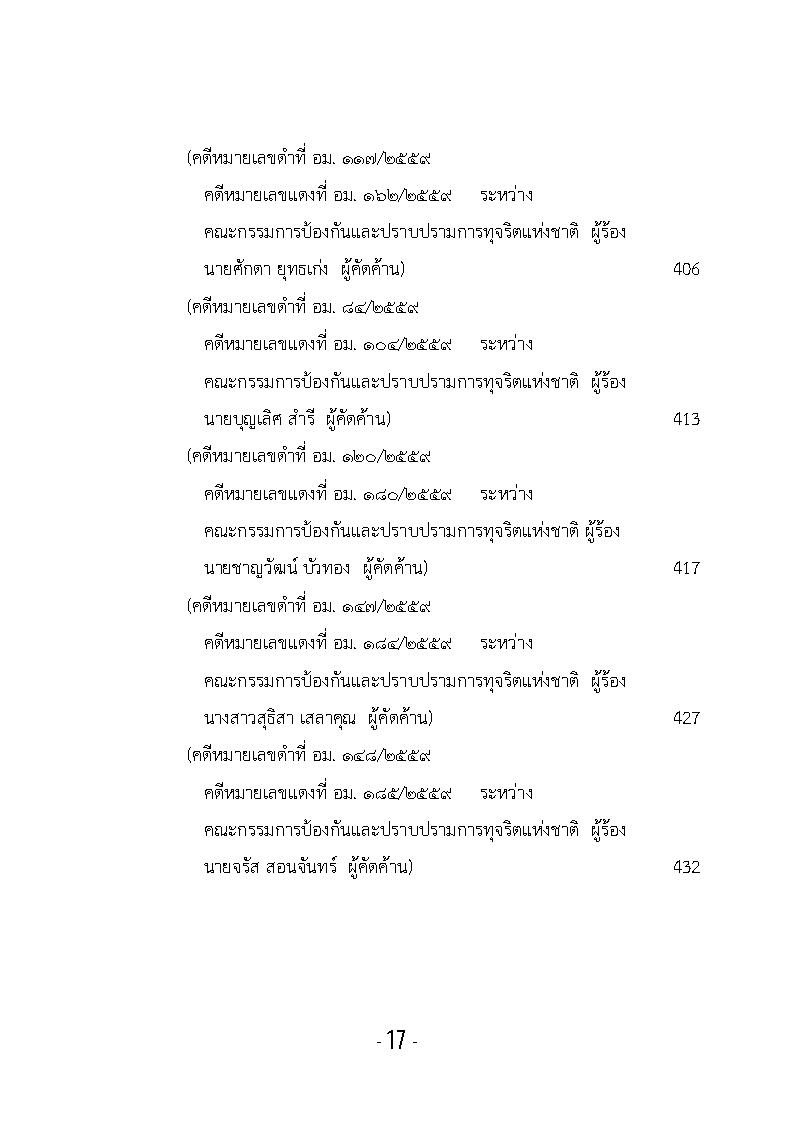 (e book) รวมกฎหมายหลัก ปี พ.ศ.2560 คำพิพากษาคดีอาญาทางการเมือง