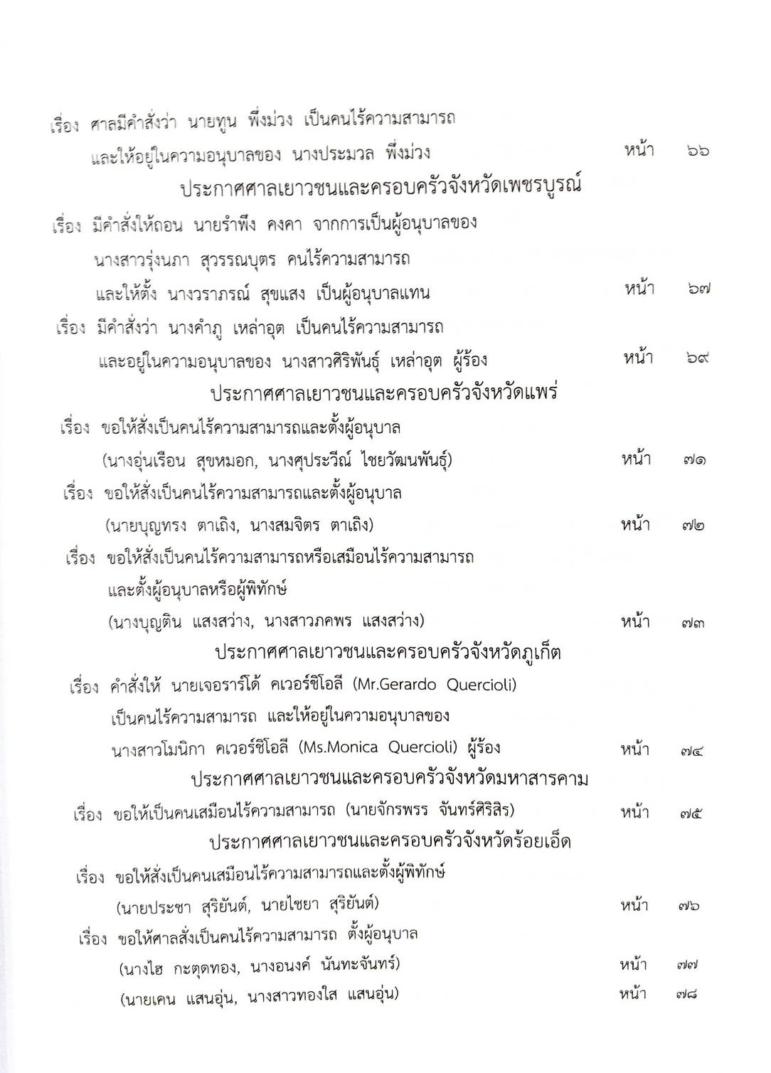 กฎหมายออกใหม่ ตอนที่ 8/2568 ประกาศกรมการศาสนา ประกาศศาลเยาวชนและครอบครัวจังหวัด และสมาคม มูลนิธิ