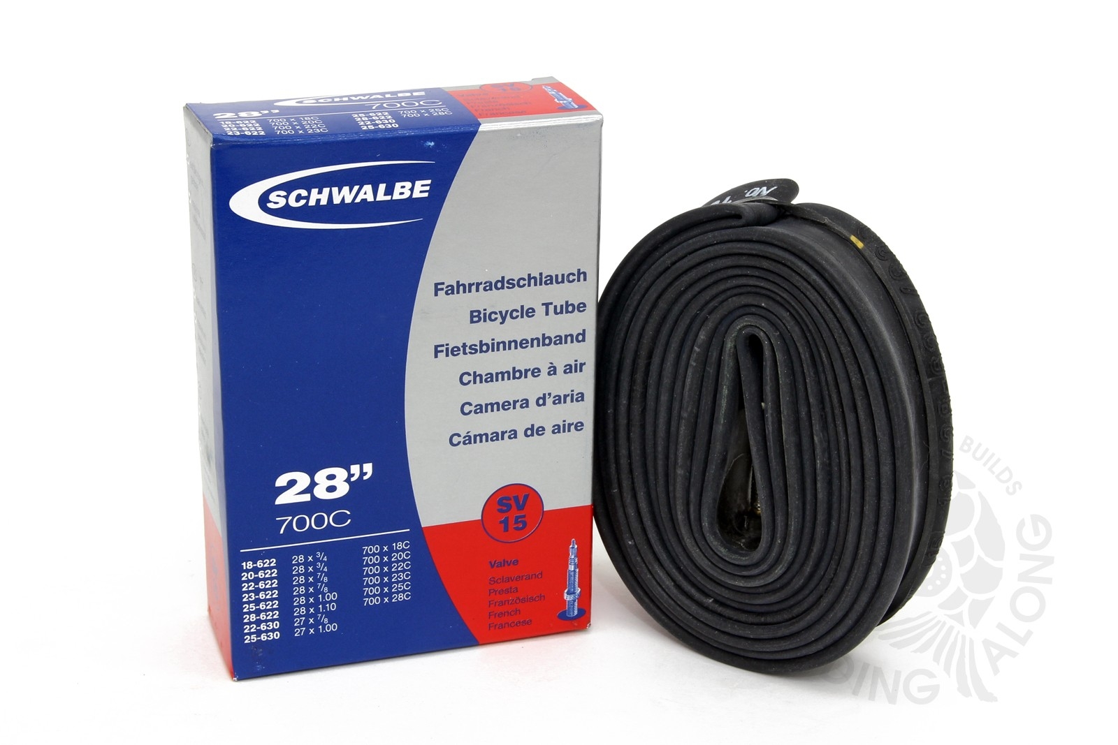 ยางใน Schwalbe 700c x 18/28 จุ๊บเล็ก SV
