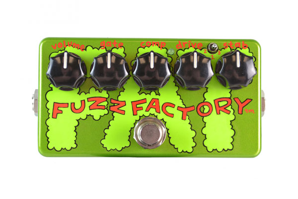 Z VEX Effects Fat Fuzz Factory (Hand Painted Green/Green)