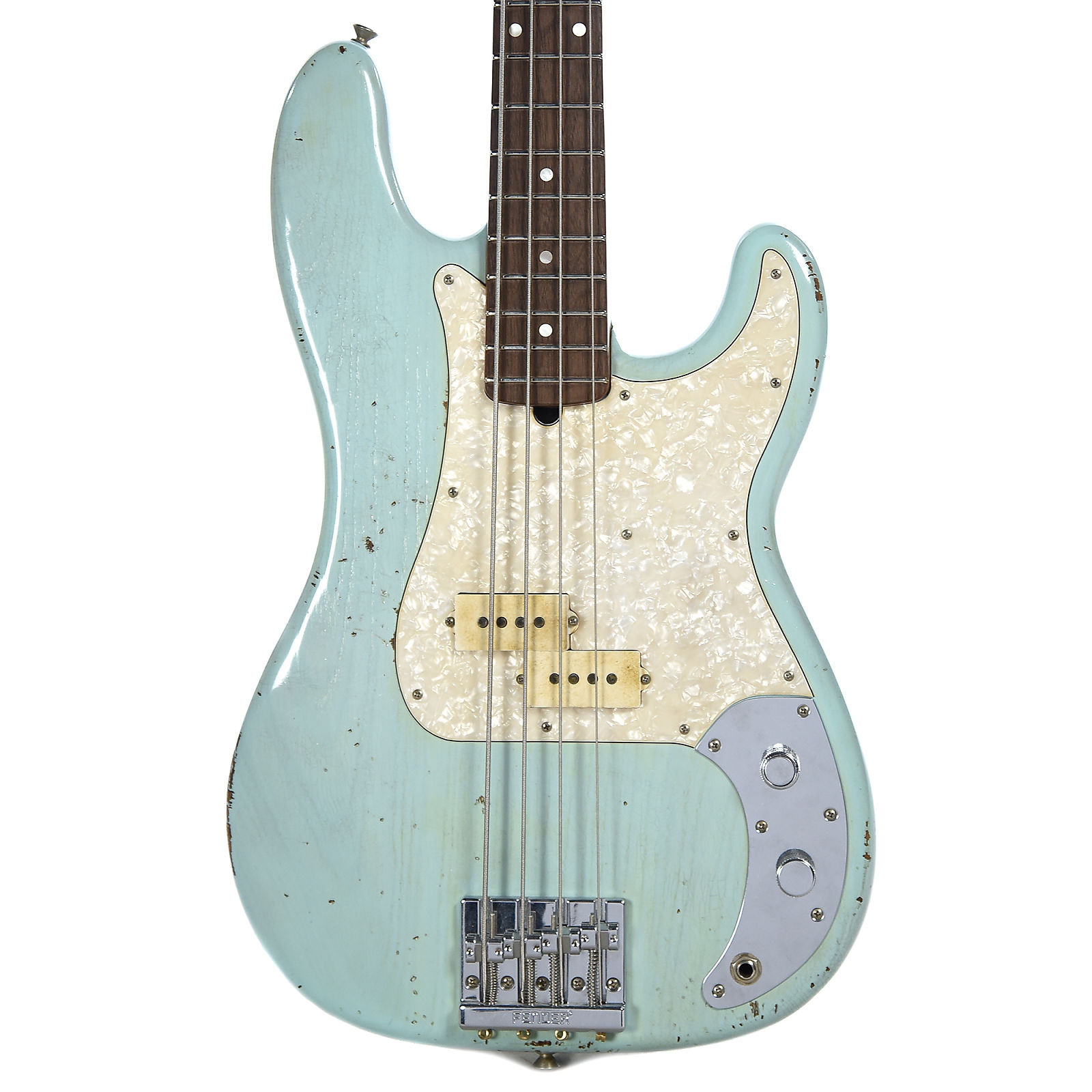 Fender Custom Shop Masterbuilt Jason Smith Precision Bass - Relic Trans Surf Green No.R86178