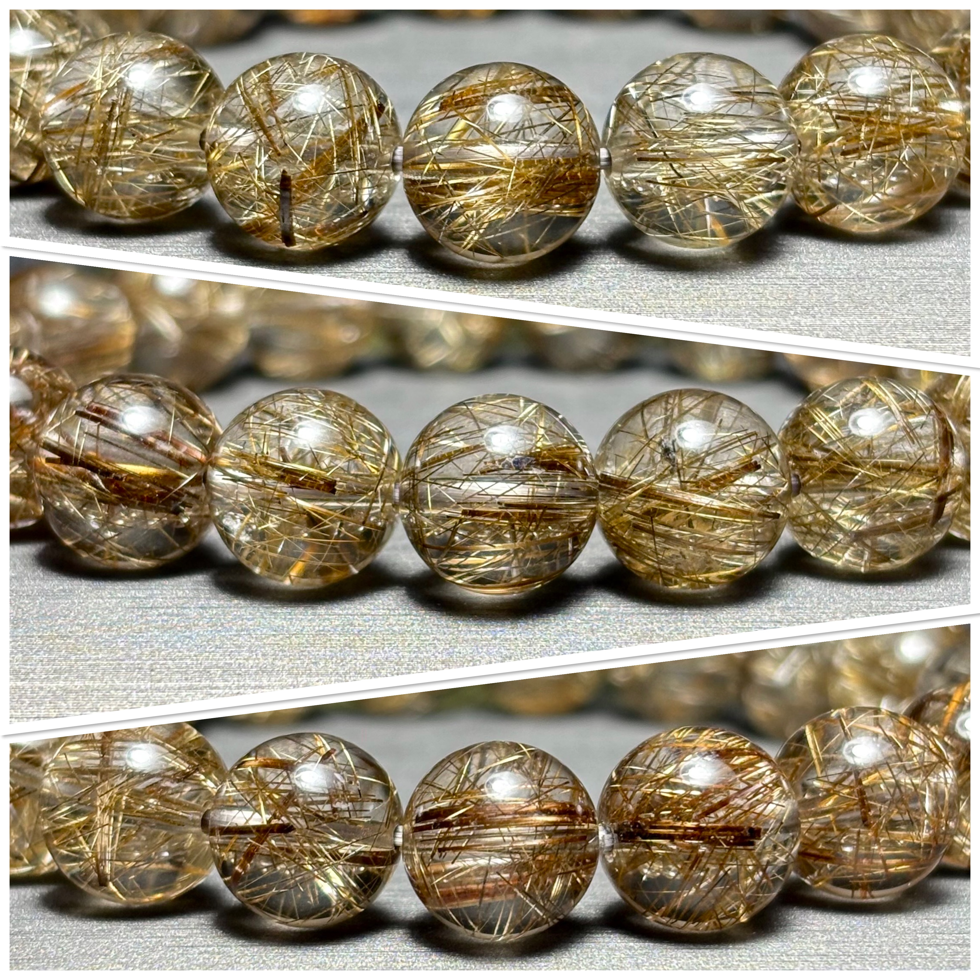 ข้อมือหิน ไหมเงิน