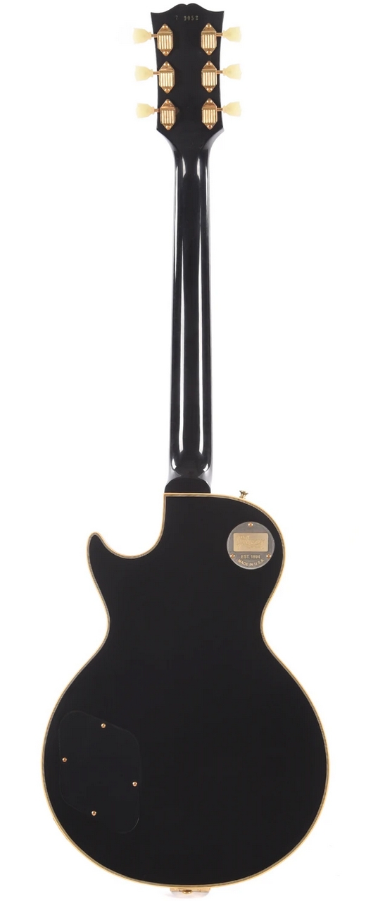 Gibson Custom 1957 Les Paul Custom Reissue VOS - Ebony 3-Pickup with Bigsby