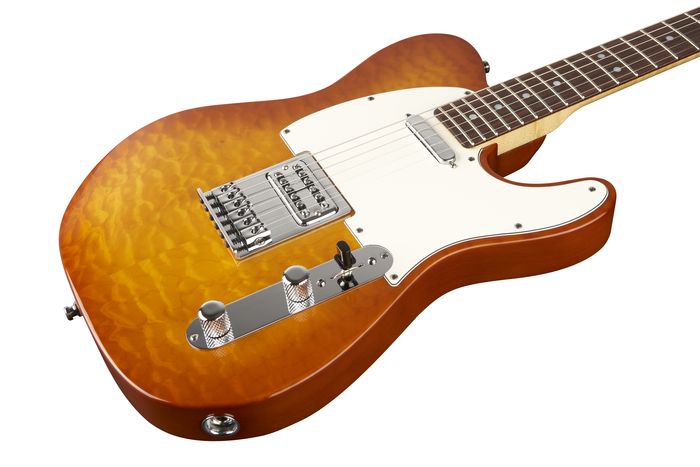 Fender Custom Shop Limited Bent Top Telecaster Electric Guitar Honey Burst Rosewood Fingerboard