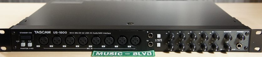 TASCAM US-1800 USB 2.0 Audio/Midi Interface
