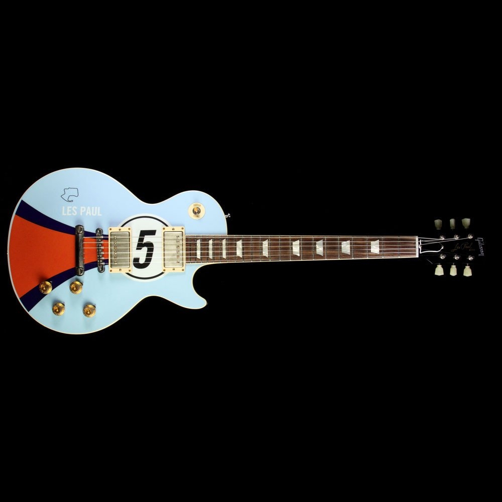 Gibson Custom Shop Music Zoo Exclusive Standard Historic 1957 Les Paul MotorSport 5 Electric Guitar
