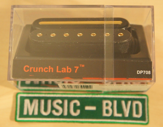 DiMarzio DP708 Crunch Lab 7-String - Bridge Pickup Black