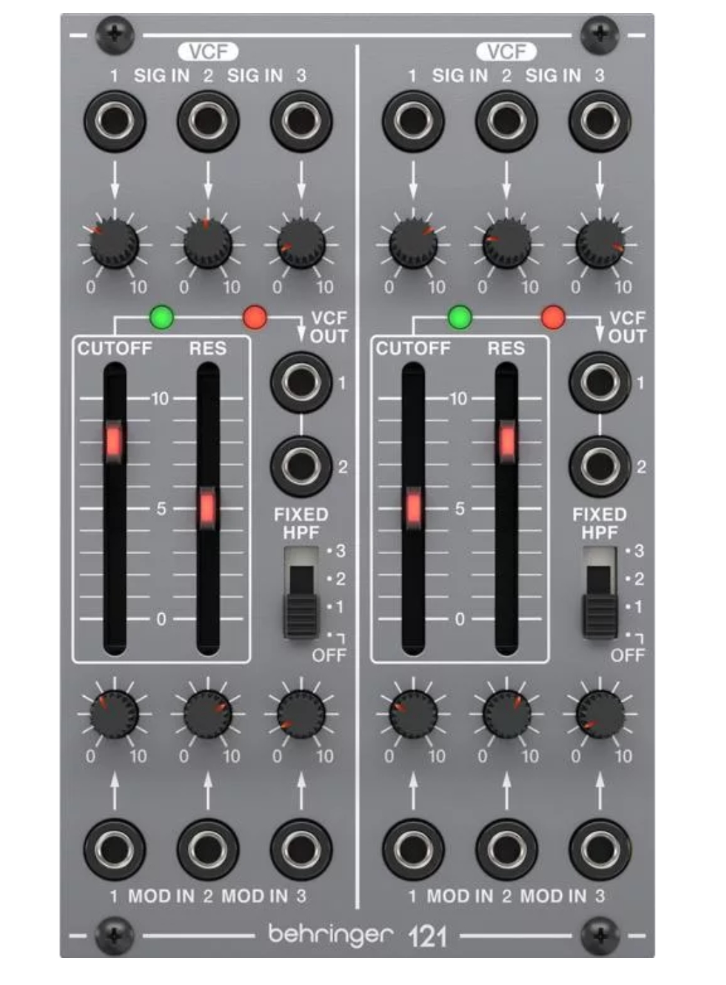 Behringer 121 Dual VCF Eurorack Module