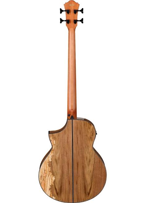 Ibanez AEWB50 Limited Edition Exotic Wood Acoustic-Electric Bass Guitar - Natural