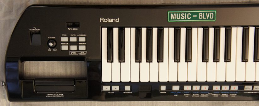 Roland Lucina AX-09 Shoulder Synthesizer (Black Sparkle)