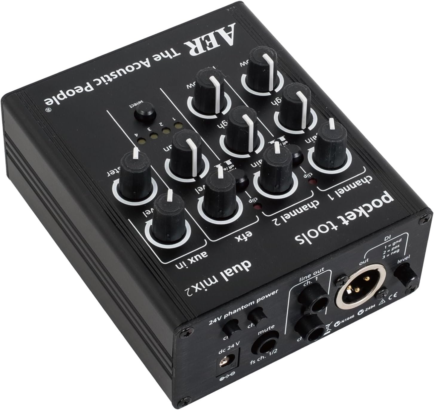 AER Dual Mix 2 Acoustic Guitar Direct Box and Preamp