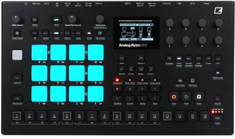 Elektron Analog Rytm MKII 8-voice Drum Computer