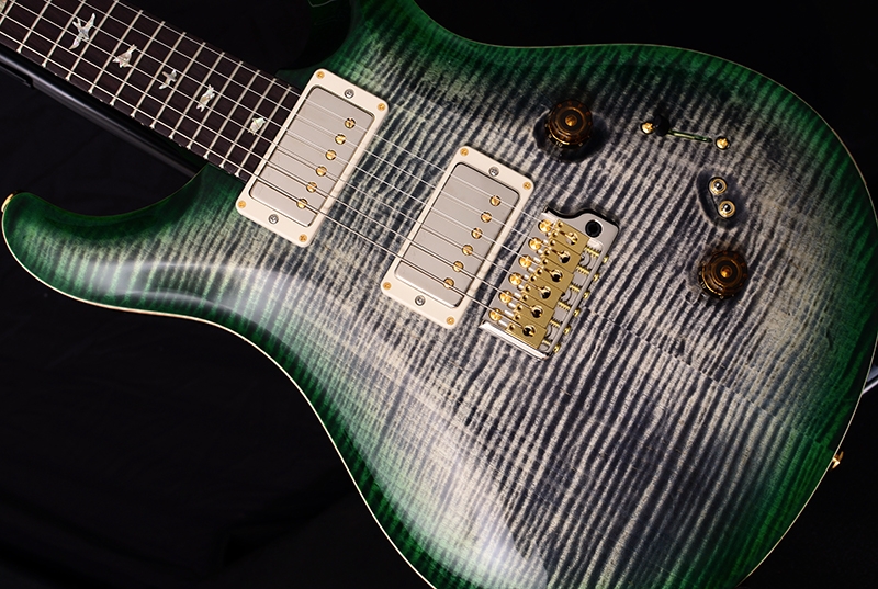 PRS Custom 24-08 Charcoal Emerald Green Burst