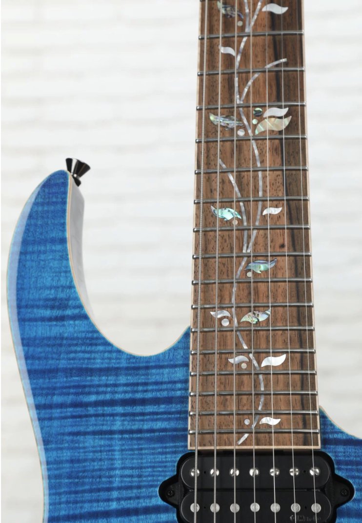 Ibanez J Custom RG8527Z Electric Guitar - Royal Blue Sapphire - Sweetwater Exclusive