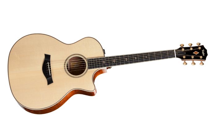 Taylor 2012 Fall Limited Grand Auditorium Quilt Sapele Acoustic-Electric Guitar Natural