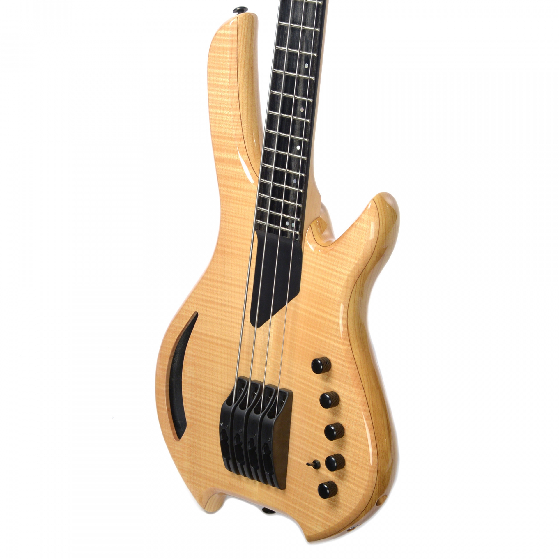 Lightwave Saber Bass VL-4 String Fretted Bass Transparent Natural