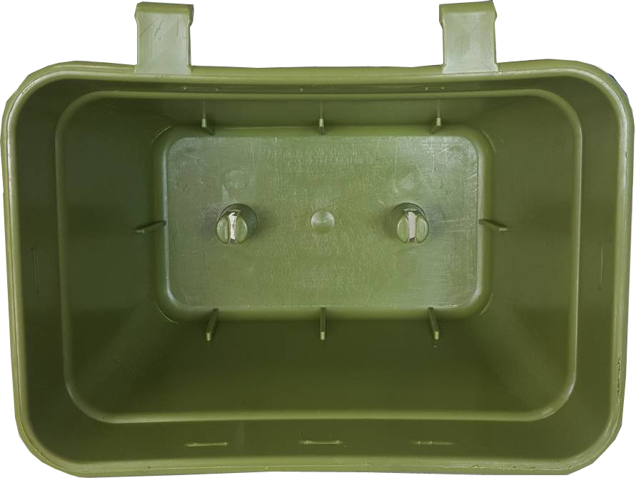 กระถางต้นไม้สวนแนวตั้งเหลี่ยมวางตั้งได้ สีเขียวขี้ม้า