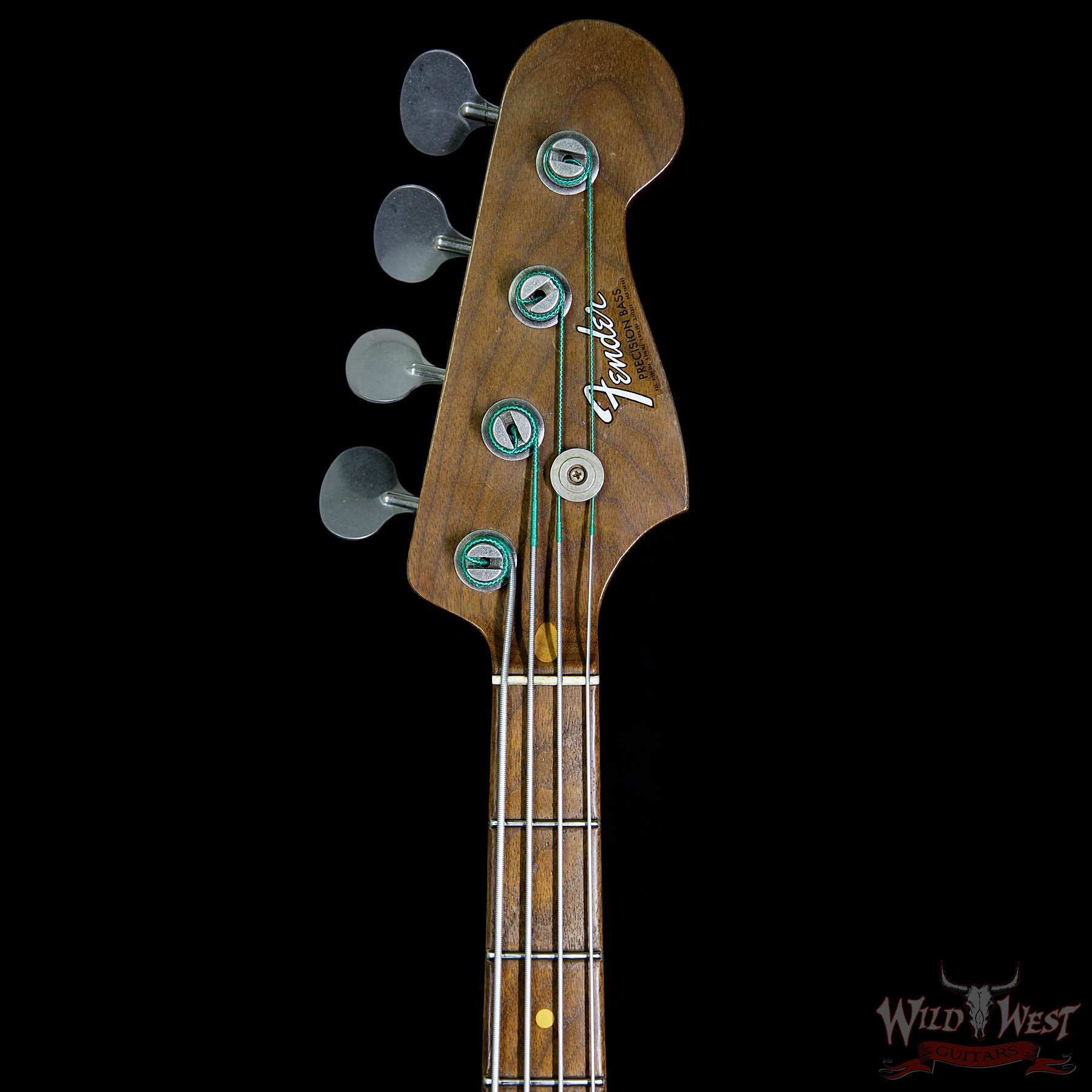Fender Custom Shop Masterbuilt Jason Smith Late 60s P-Bass Relic Aged Cherry Red