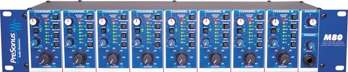 PreSonus M80 8-Channel Microphone/Line Preamp
