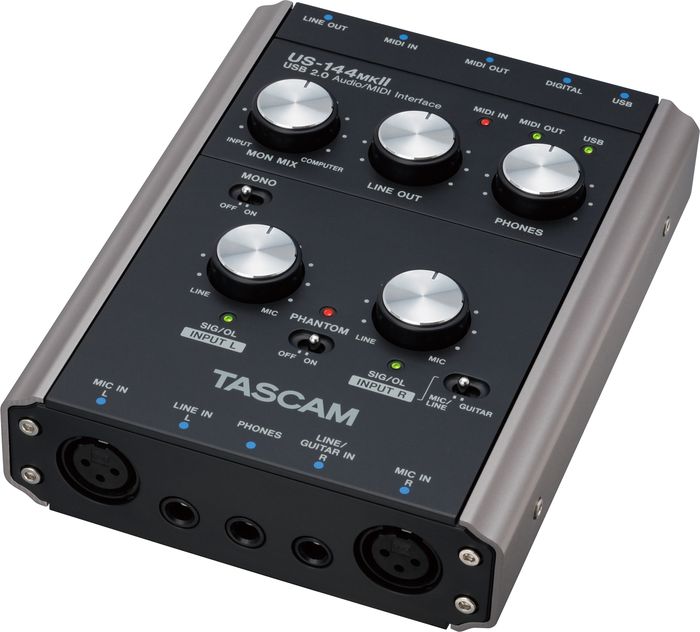 TASCAM US-144MKII USB 2.0 4-channel Audio/MIDI Interface