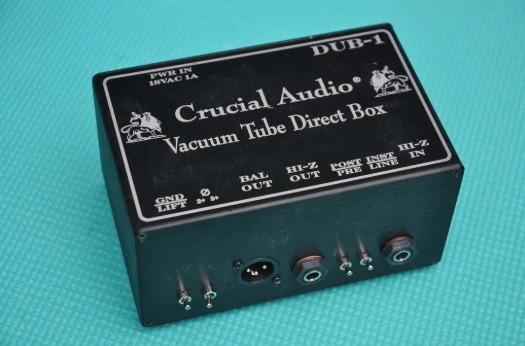 Crucial Audio Vacuum Tube Direct Box Recording Interface DUB-1