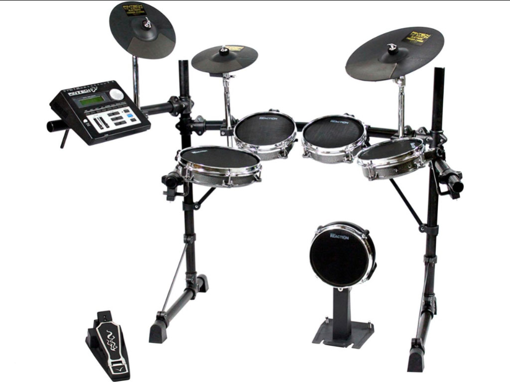 Pintech PDK1000 Electronic Drum Kit Silver Vein