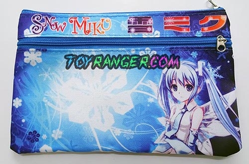 กระเป๋าซิปคู่ Snow Miku Hatsune 126