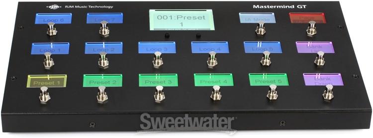RJM Music Mastermind GT/16 - 16 Button MIDI Controller Pedal