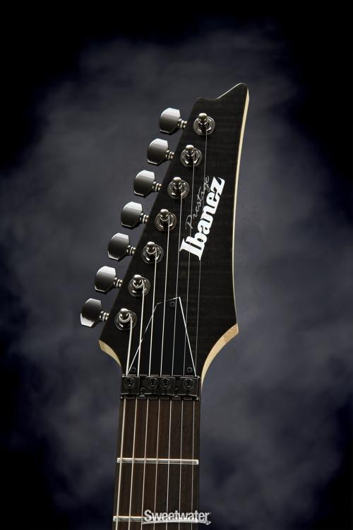 Ibanez RG7 Prestige Limited - Sweetwater Exclusive - Black Haze, Rosewood