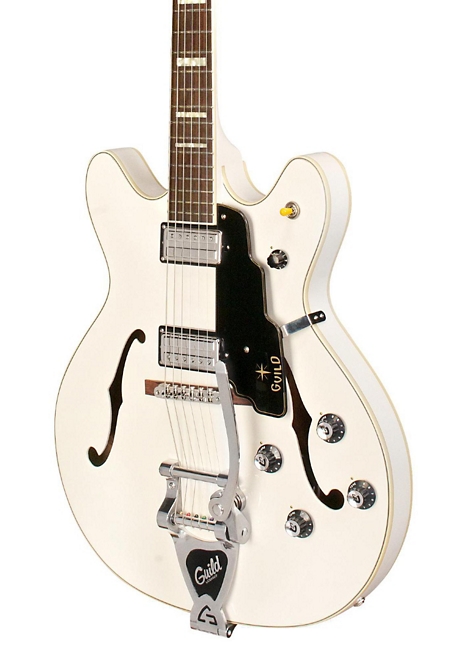 Guild Starfire V Semi-Hollowbody Electric Guitar - White