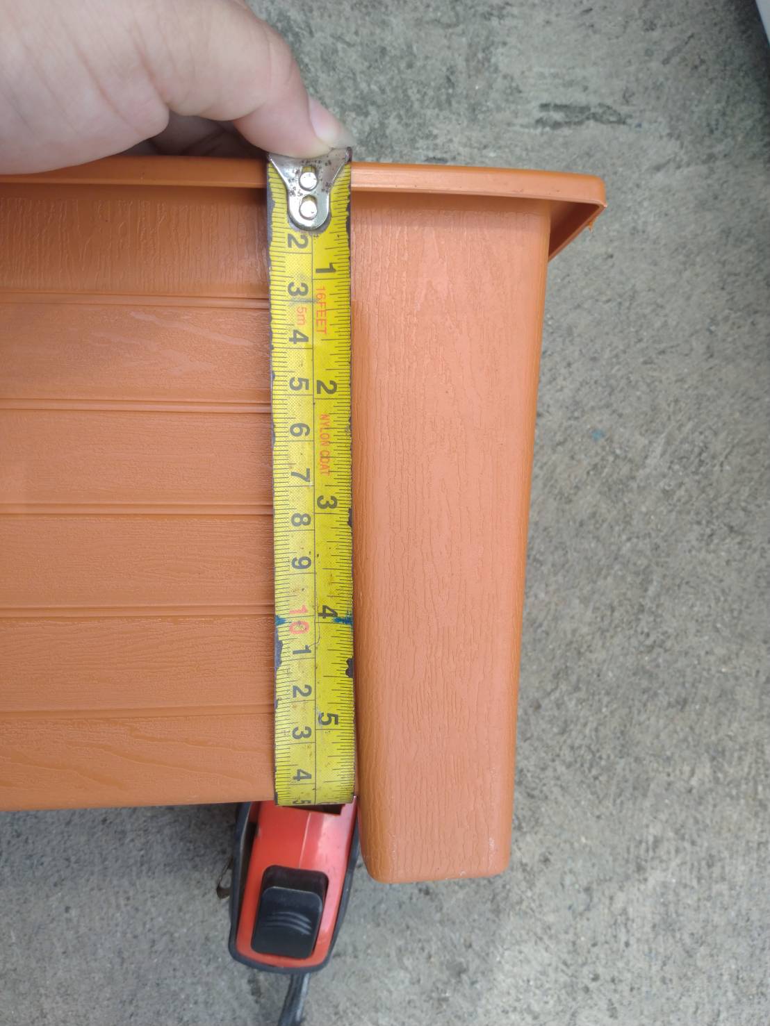 กระถางยาว กระถางปลูกต้นไม้ แบบยาว 1 ใบ (เลือกสีได้)