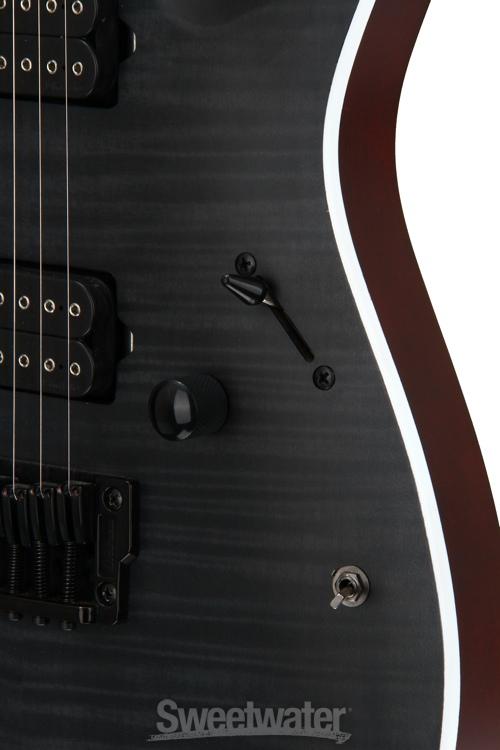 Ibanez RGAIX6FMTGF RGA Iron Label - Transparent Gray Flat