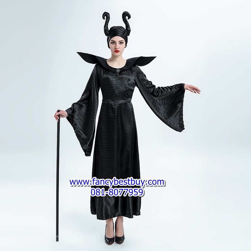 มาเลฟิเซนต์ นางฟ้าปีศาจ Maleficent ชุดแฟนซีผู้หญิง ขนาด XXL
