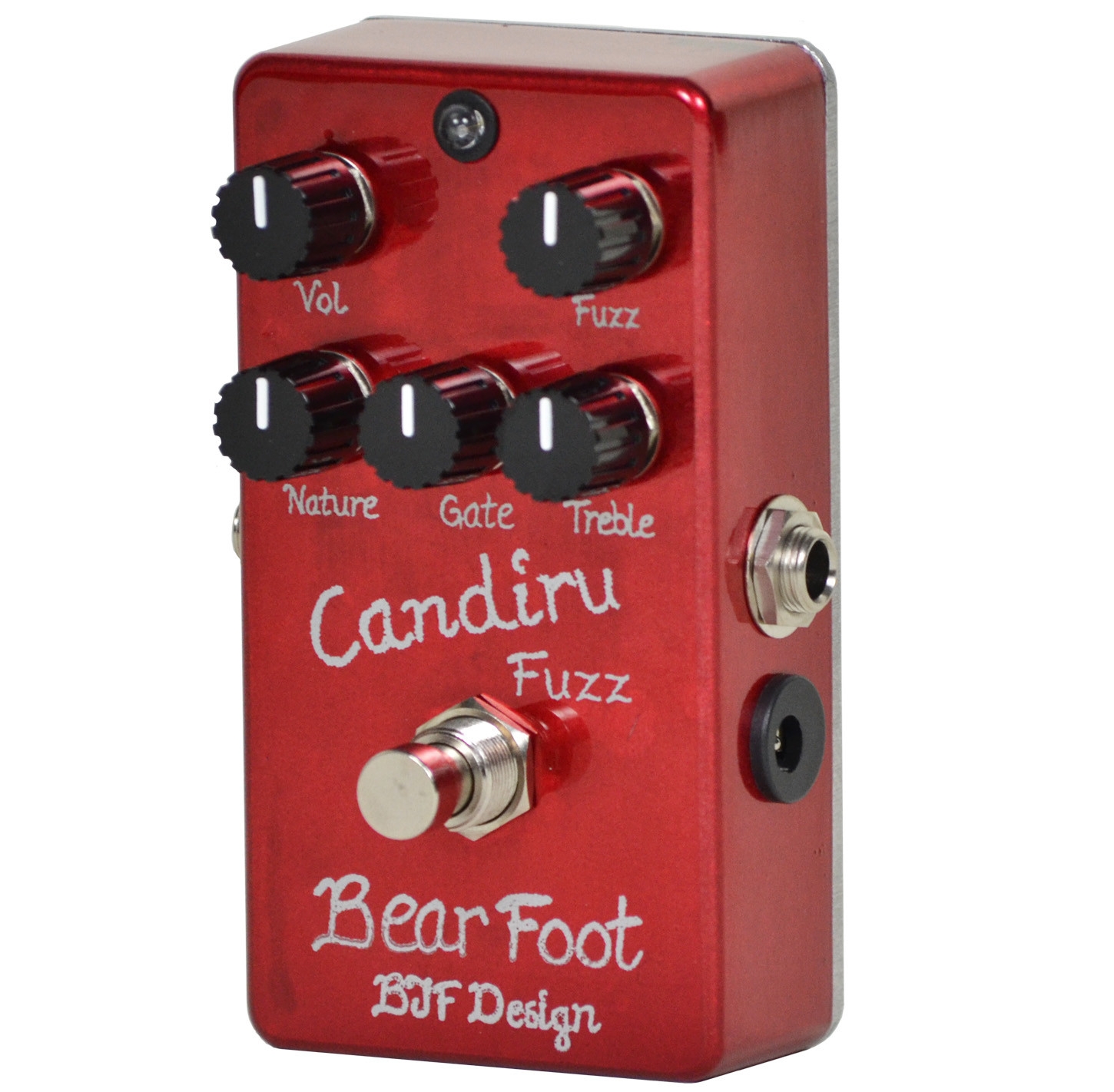Bearfoot FX Apple Fuzz 5 Knob Red