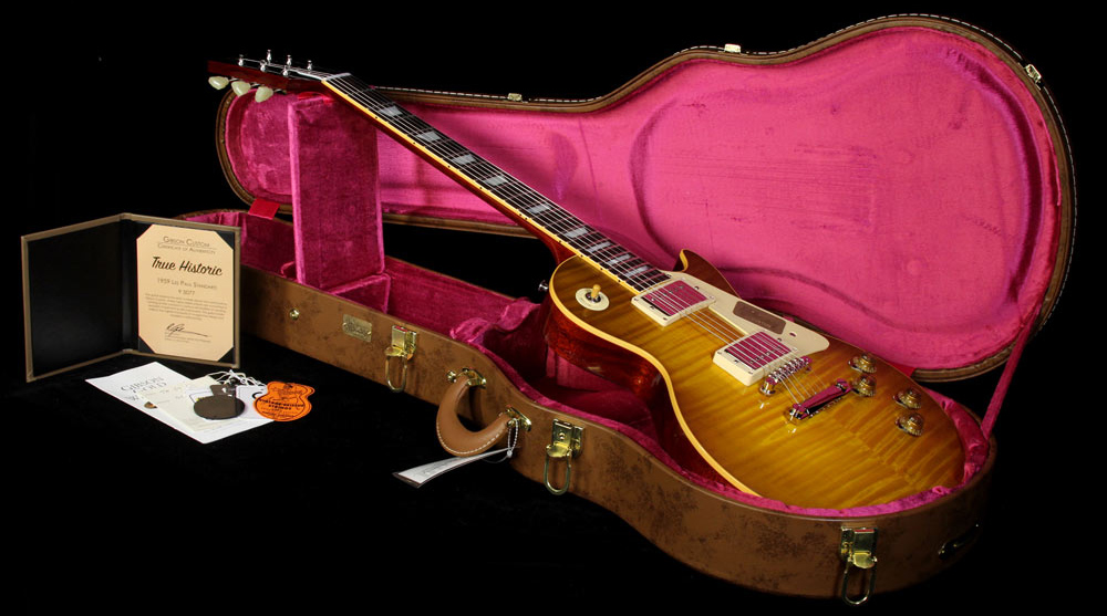 Gibson Custom Shop True Historic 1959 Les Paul Reissue Electric Guitar Lemonburst