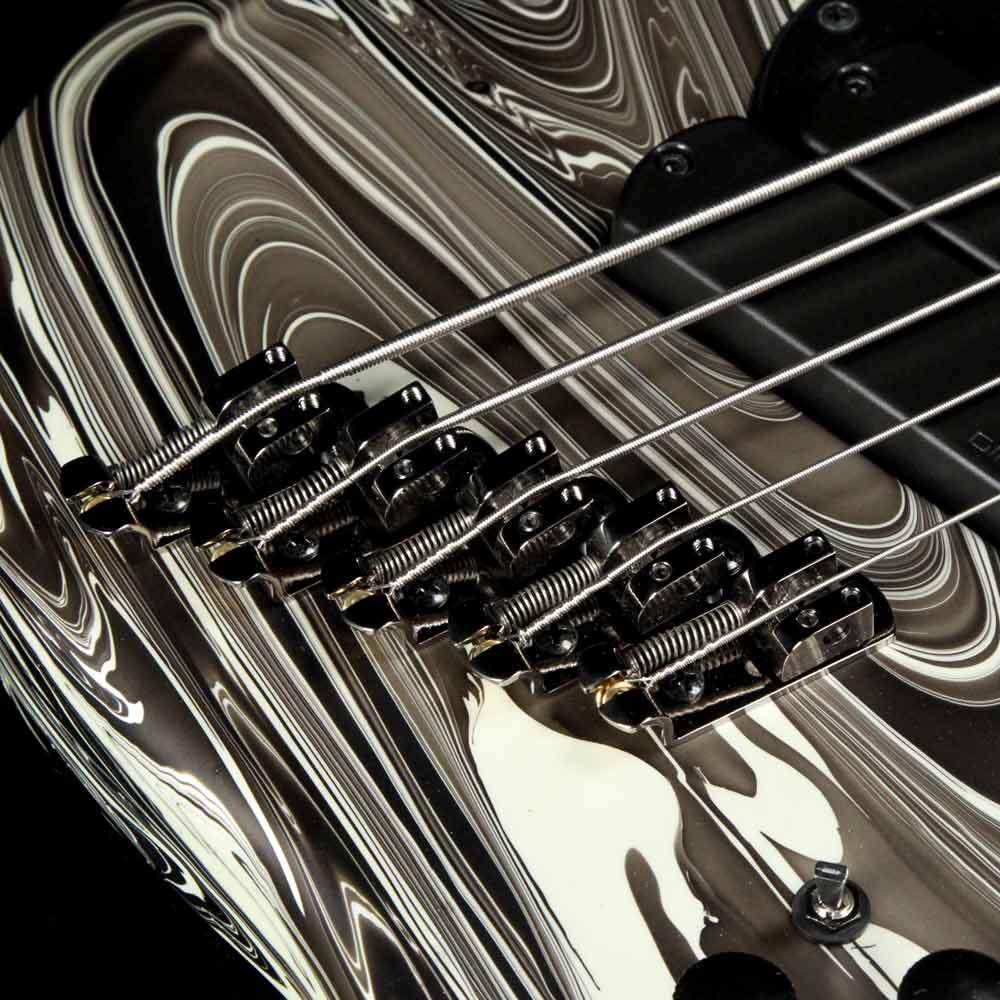 Dingwall NG2 Adam Nolly Getgood Fan Fret 5-String Bass - Ducati Matte White Swirl