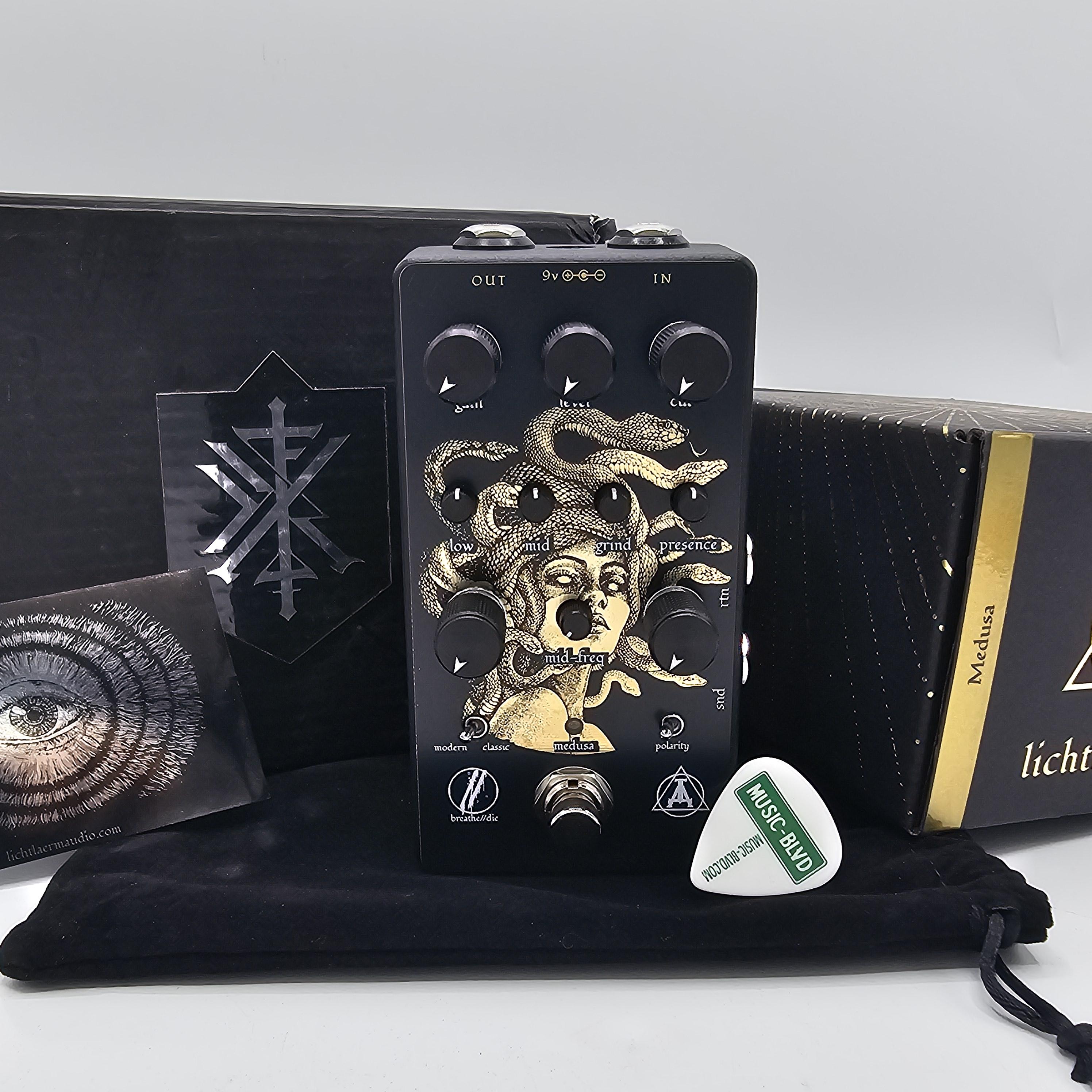 Lichtlaerm Audio Medusa Death Metal Distortion Pedal - Music