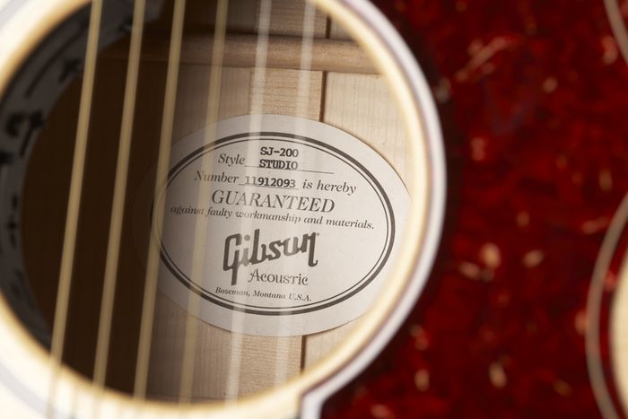 Gibson SJ-200 Studio Acoustic-Electric Guitar Antique Natural