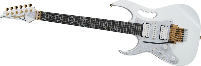 Ibanez JEM7V Steve Vai Left-Handed Electric Guitar (White)
