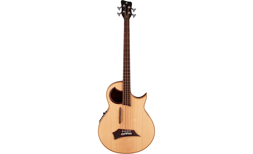 Warwick Alien 4-String Acoustic-Electric Bass - Natural Hi Polish