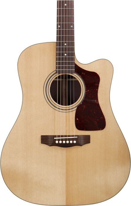 Guild D-50CE Standard Cutaway Acoustic-Electric Guitar Natural
