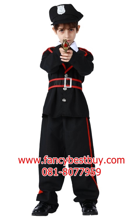 ชุดแฟนซีอาชีพในฝัน ชุดตำรวจสากล ชุดแฟนซีตำรวจ มีขนาด M, L, XL