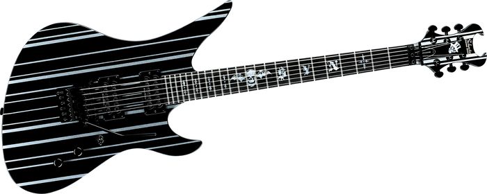 Schecter Guitar Research Synyster Standard Electric Guitar BLACK Black