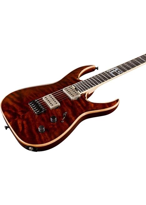 Jackson USA Signature Model Misha Mansoor Juggernaut BULB HT6 Electric Guitar - Amber Tiger Eye