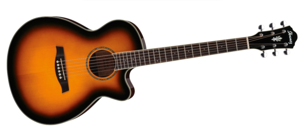 Ibanez AEG10II Cutaway Acoustic-Electric Guitar