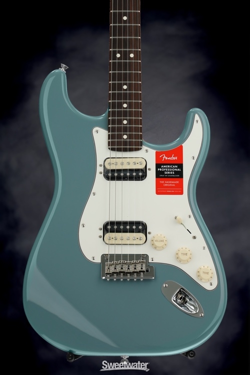 Fender American Professional HH Shawbucker Stratocaster - Sonic Gray with Rosewood Fingerboard