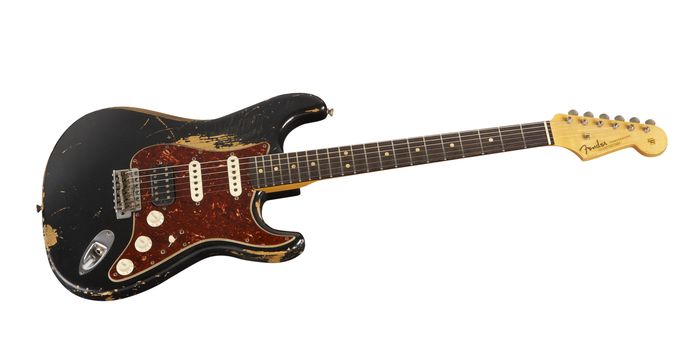 Fender Custom Shop Limited Edition 1963 Heavy Relic Stratocaster Electric Guitar Black